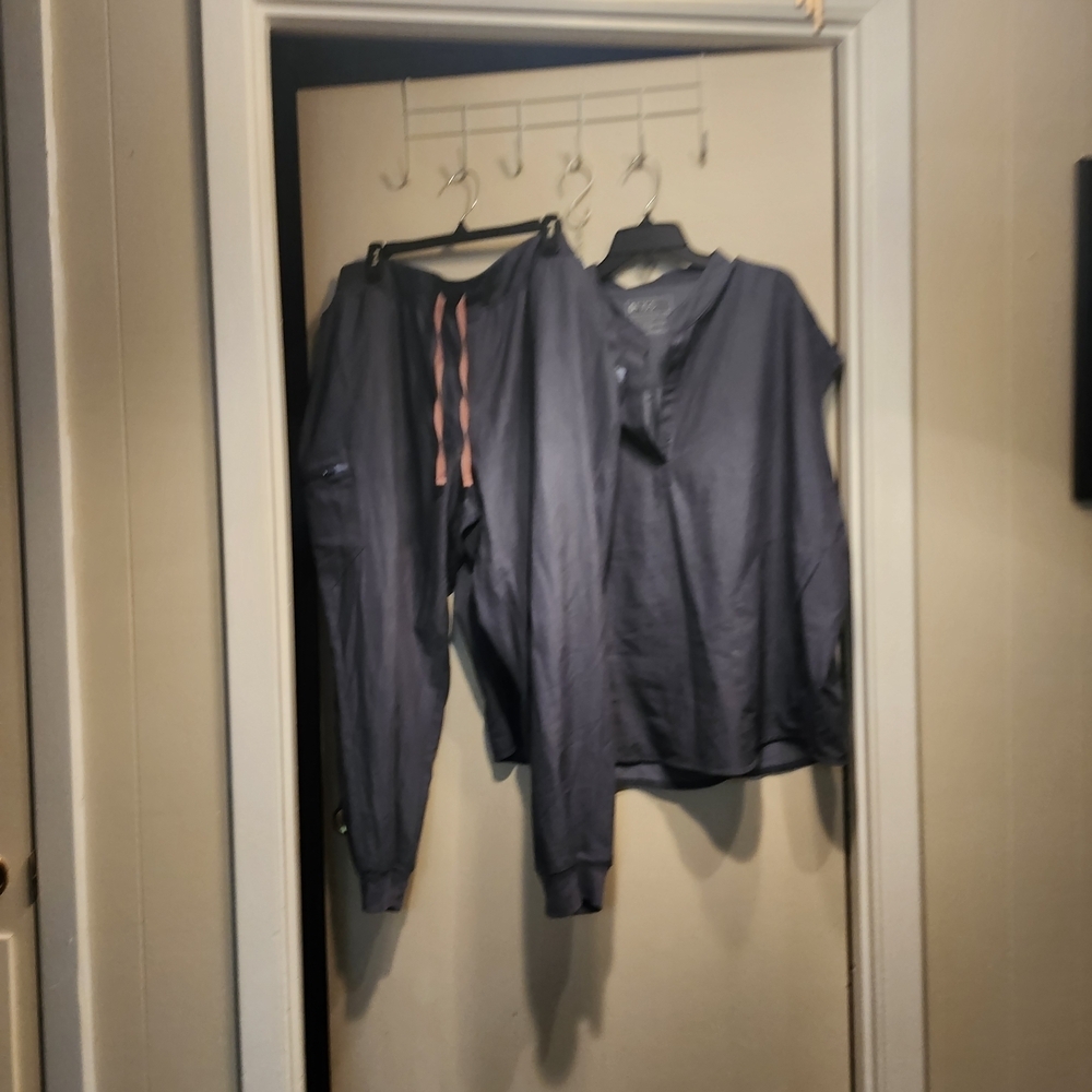 Figs Technical Collection Gray Top